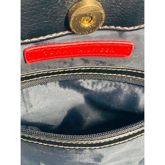 Tommy Hilfiger Black & Ivory Canvas Tote Bag - Picture 11 of 15